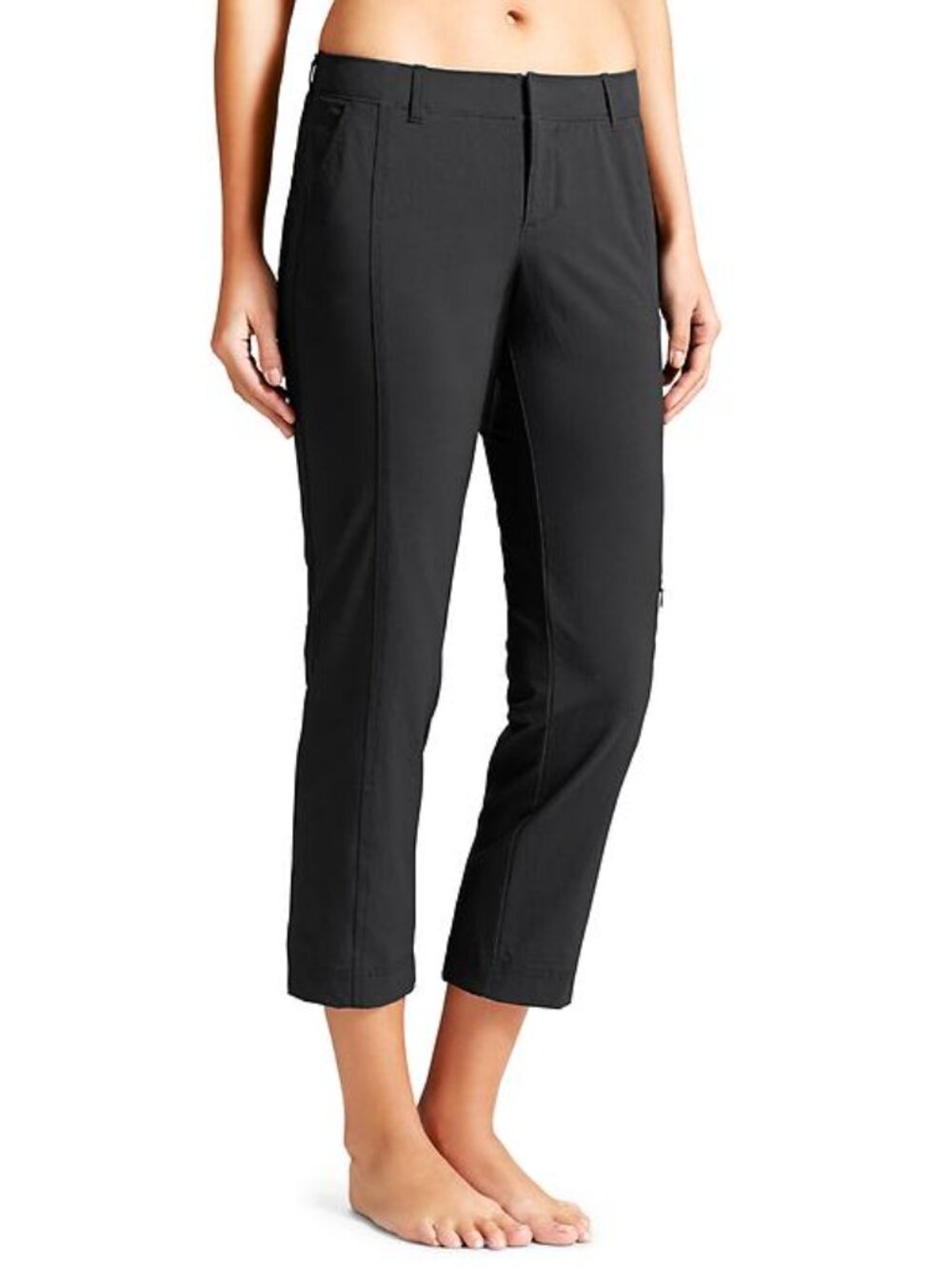 Athleta Palisade Ankle Pant Women's size 12 Black Outdoor Hiking Gorpcore 458414